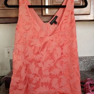Lane Bryant sleeveless orange summer top